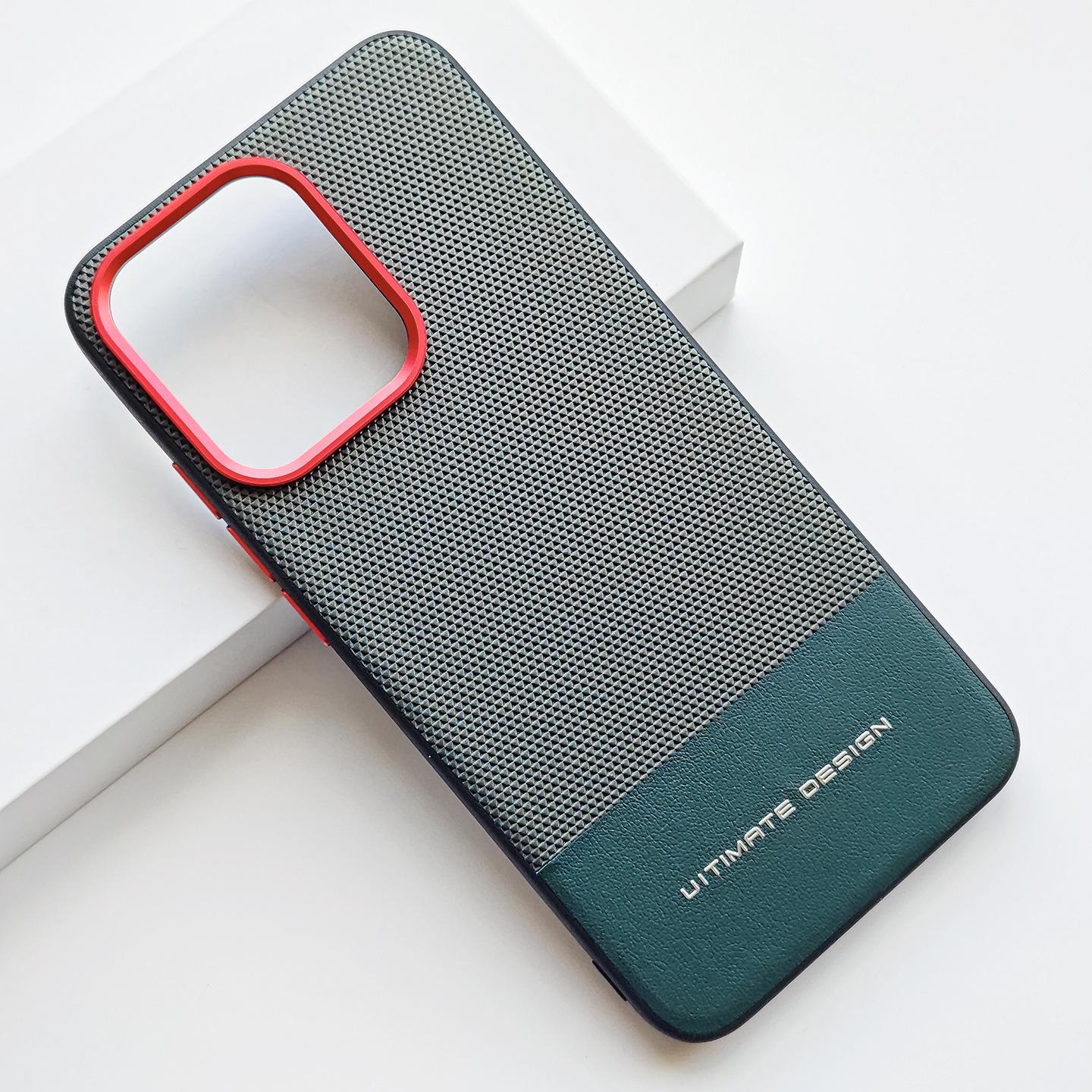 

Oppo Reno 14 Reno 14 Pro PU Leather Skin Friendly Contrast Color Keys Lens Frame Protective Back Soft Cover Artificial leather&OPPO Reno14 Pro