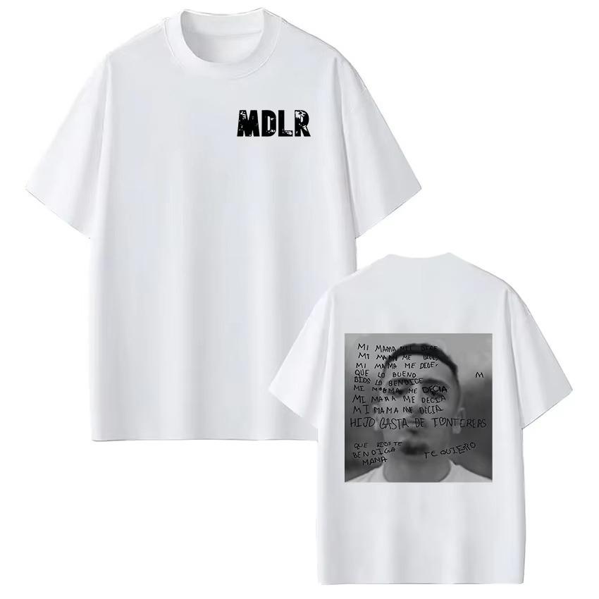 Mens Tshirt Featuring Morad MDLR Tour Album Design Loose Fit Casual Unisex Streetwear Top Graphic T Shirts Vintage T Shirt