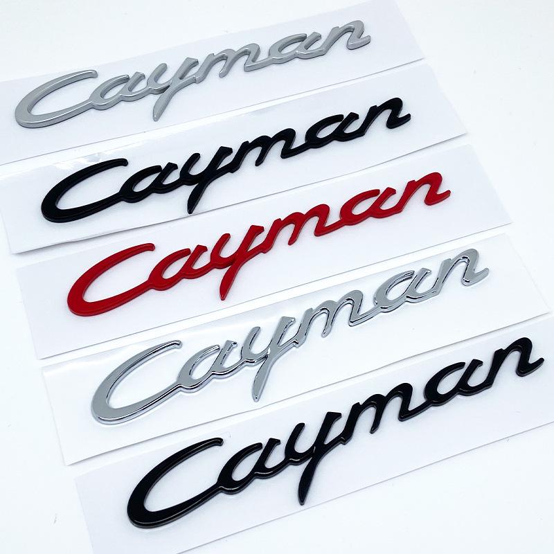Porsche Panamera, Cayenne, Macan Car Emblem Sticker - Rear Wordmark