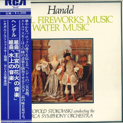 Płyta LP LEOPOLD STOKOWSKI, R C A VICTOR SYM - Handel: Muzyka na Królewskie Fajerwerki RGC1068 RCA 1973 Japonia Klasyczna Używana
