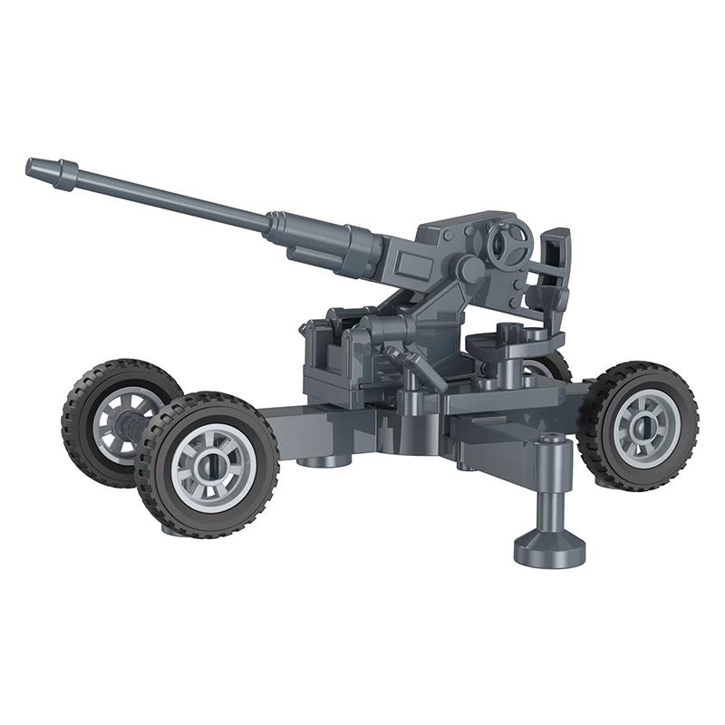 World War 2 WW2 Antiaircraft Gun Rocket Artillery Military Army War Weapon Soldier MOC Model Building Block Bricks Toys For Kids