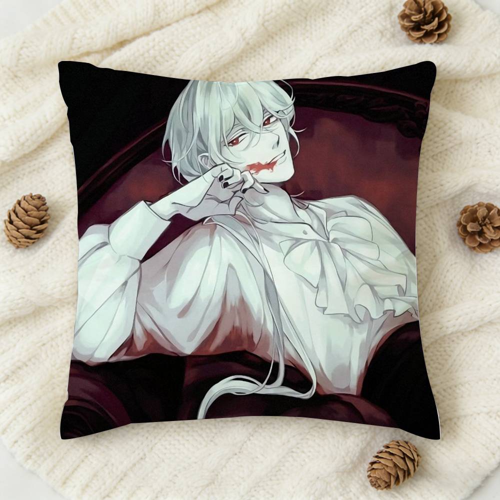 New Casper A Date With Death Doublesided Printed Square Decorative Cushion Cover for Sofa Living Room Home Decor