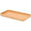 Bamboo Vanity Tray Bamboo Counter Tray Rack for Organizing Decor Display Toilet Tank Top Tray Pallet, Bathroom Storage Vanity Pallet 11.8 X 6 X 0.7in