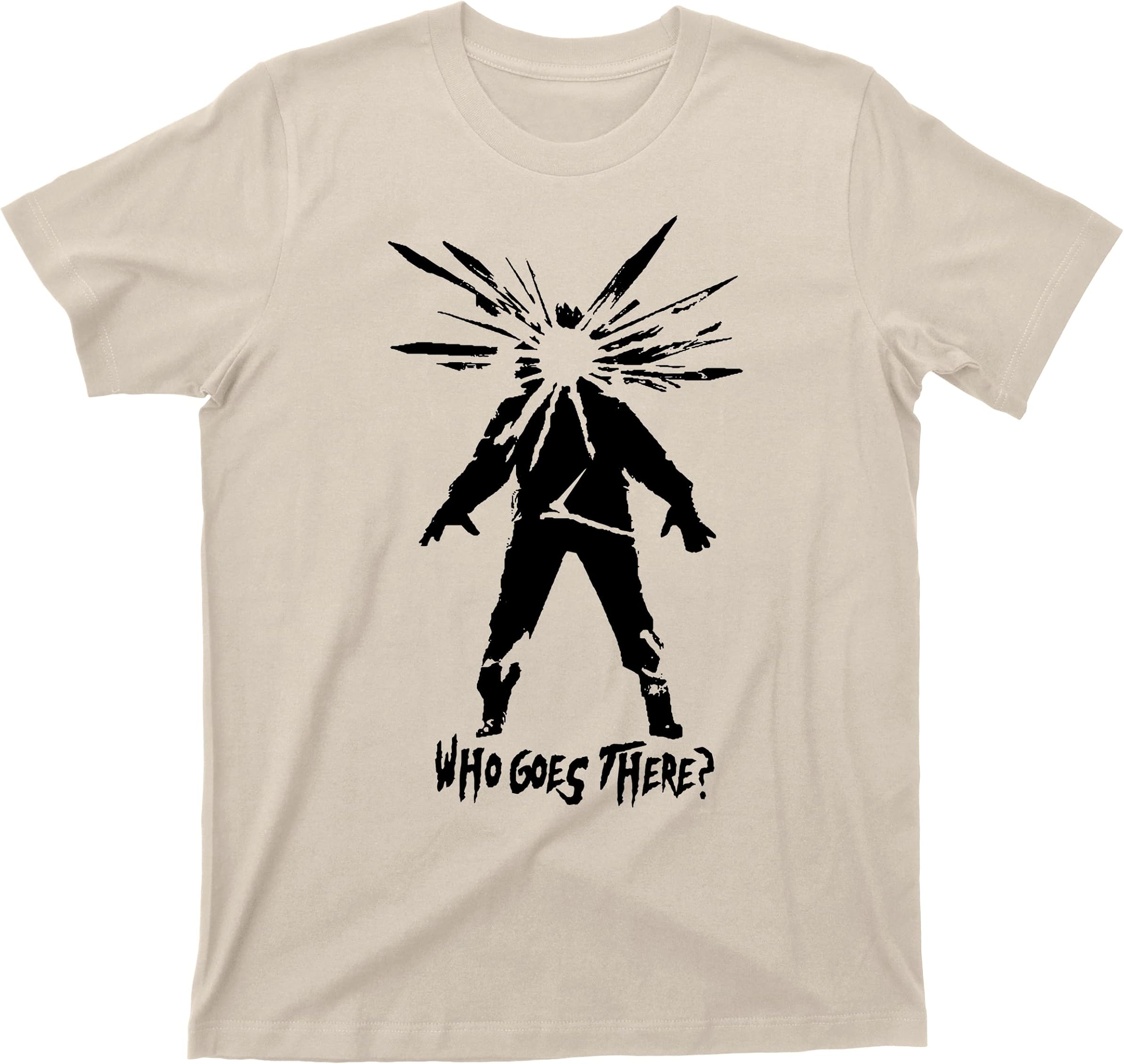 

The Thing Who Goes There T Shirt 80s Science Fiction Horror Movie Tee 2XL