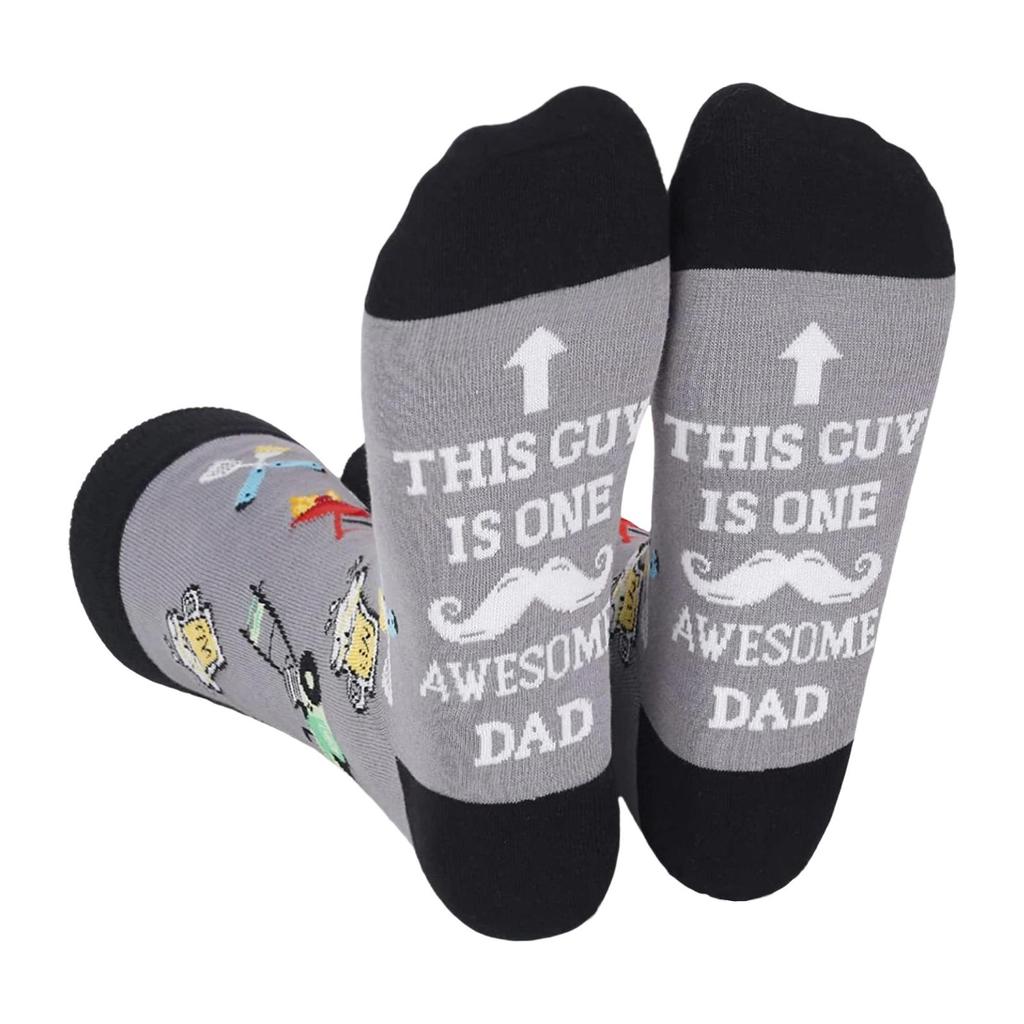 Festives Best Ever Themed Cotton Socks for Women Men Funny Crew Socks For Christmas Birthday Holiday Family Gifting