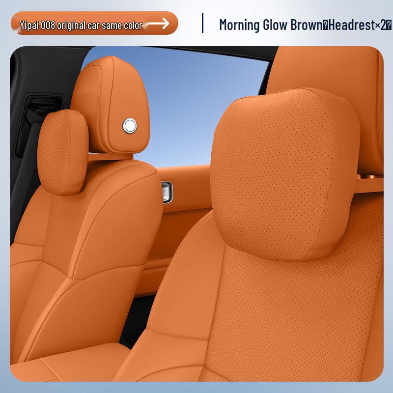 Yipai 008 Headrest & Lumbar Support Pillow Set for Car Interior