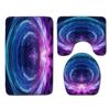 Gradual Change Pattern Toilet Floor Mat Three-Piece Bathroom Three-Piece Carpet Door Mat