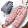 Warm Extra Thick Fleece-Lined Cotton Pants for Boys & Girls - Winter Essentials