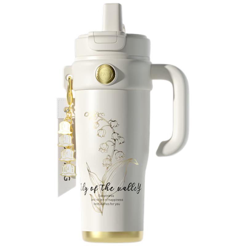 Fuguang Furuo Rui Ceramic Lined Insulated Bottle with Straw