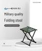 Portable Outdoor Folding Stool - Compact for Camping, Fishing, or Student Use