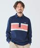 LLB Vintage Soft Chest Stripe US Fit Regular L Classic Navy Blue 1000222465 Men's Rugby,