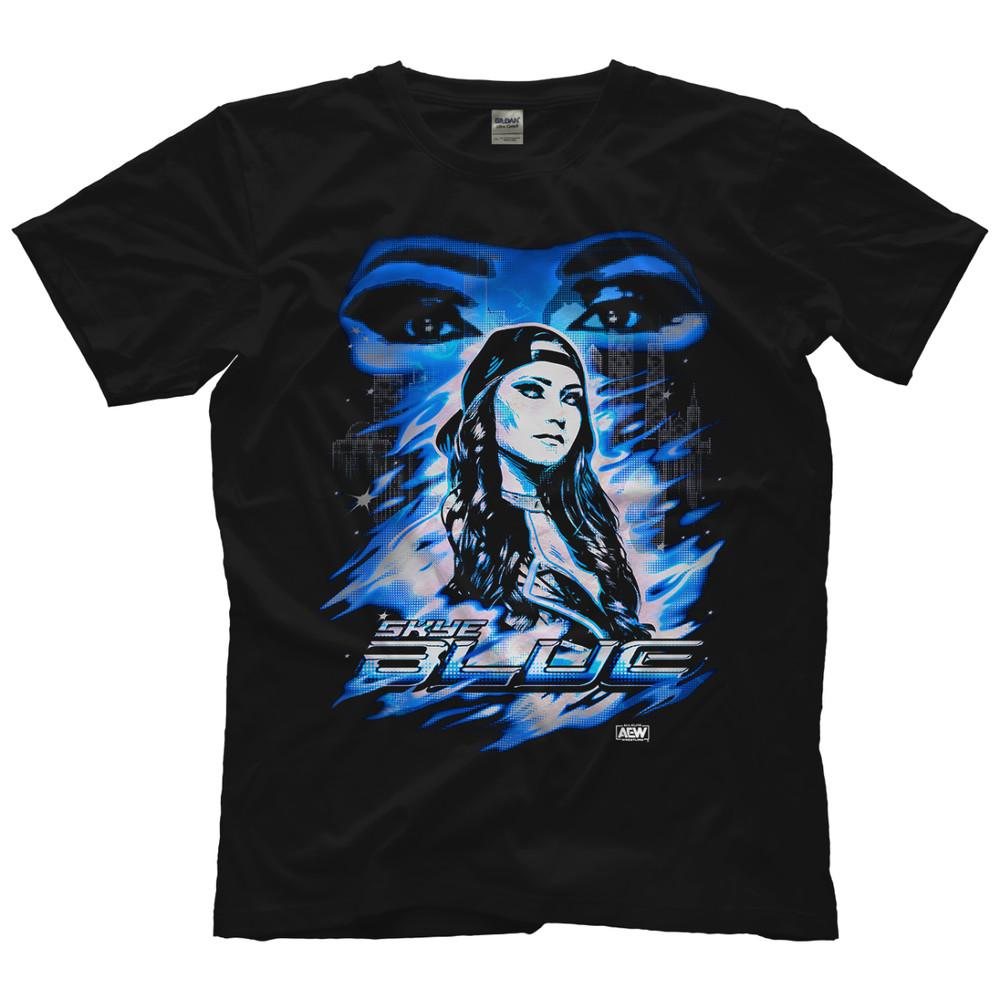 SKYE BLUE  SPOOKYE BLUE AEW Official TShirt Unisex T-Shirt XL