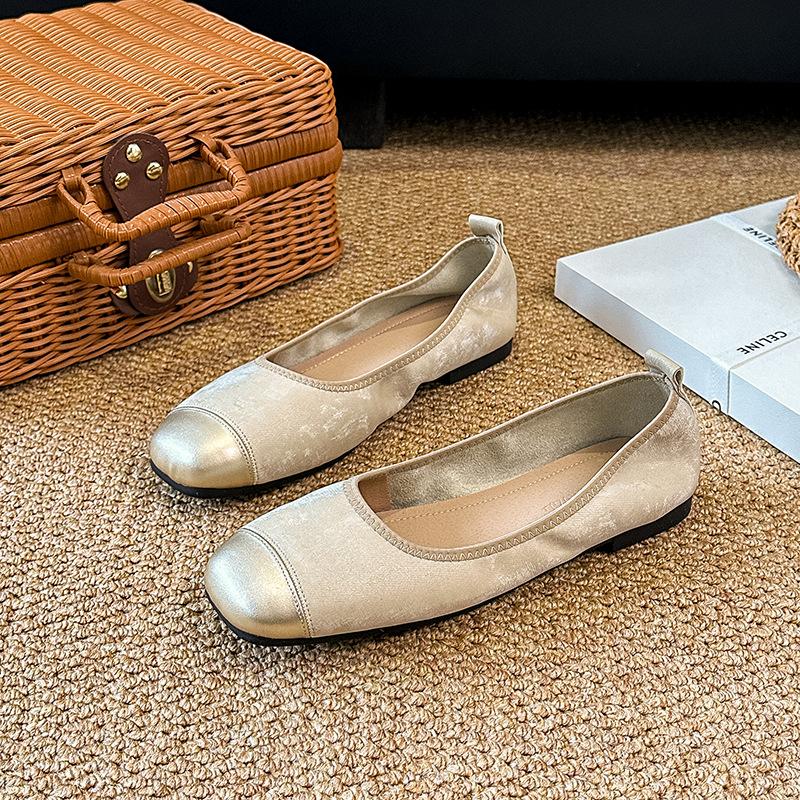 

Fashion Flats Women Slip-on Shoes Elegant Ladies Soft Casual Shoes Plus Size 42 Comfortable Daily Wear 42