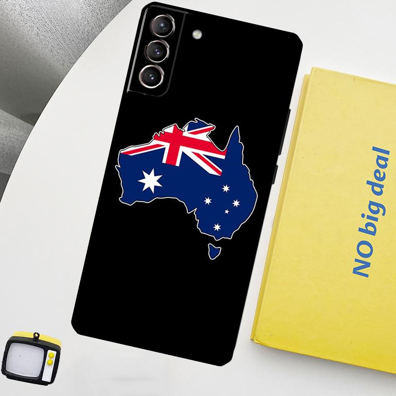 

Australia Flag Phone Case For Samsung Galaxy S25 S24 Ultra S20 S21 S22 S23 Plus S9 S10 S24 FE S25 FE Cover Galaxy S23 FE
