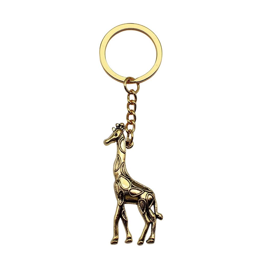 Bear Charm Tiger Keychain Wild Animal Pendants Key Ring 28mm