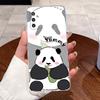Casing For Samsung Galaxy A82 / Quantum 2 Clear Silicone Soft TPU Back Cover For Samsung Quantum2 Cute Rabbit Cat Phone Case