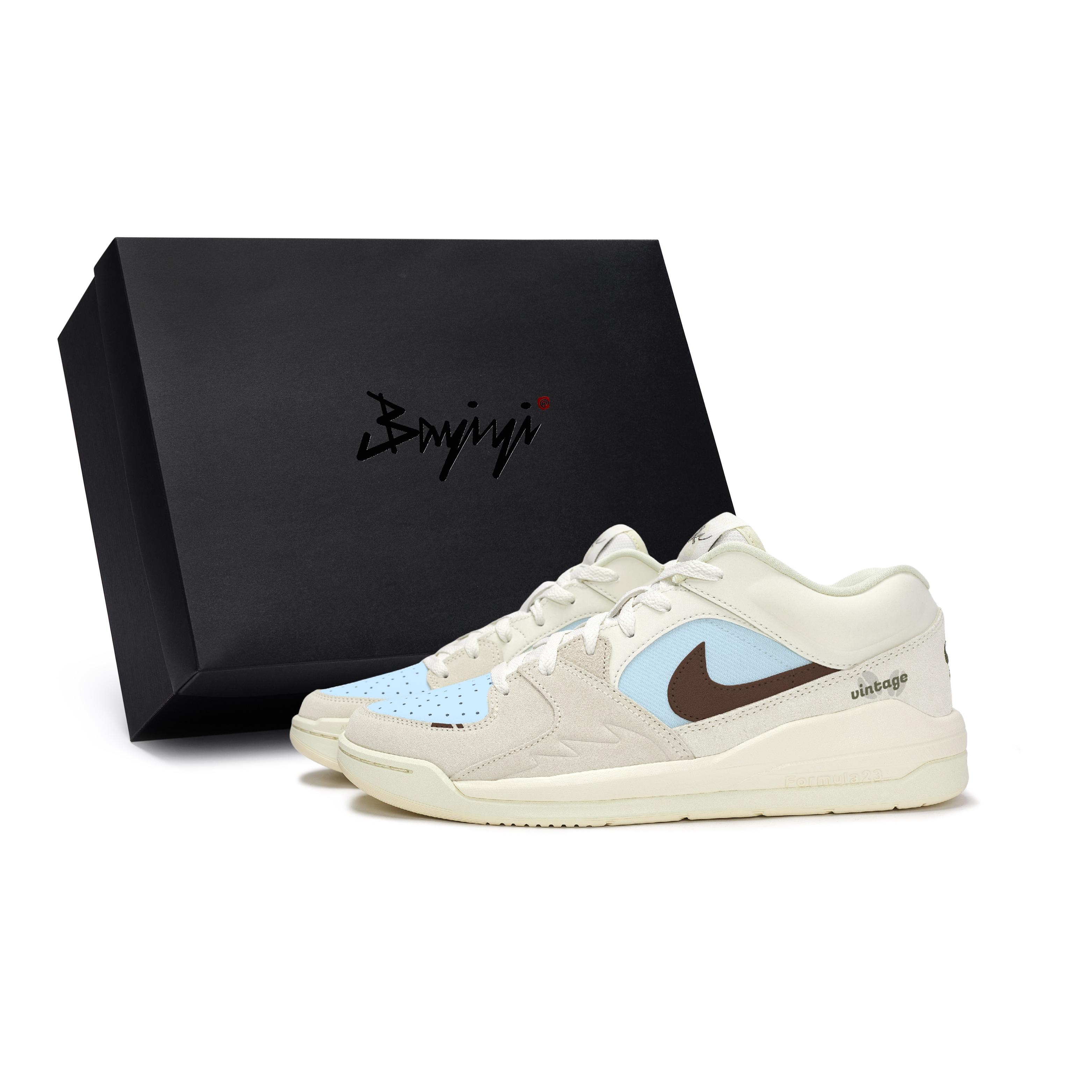 Jordan Stadium 90 Casual Shoes Men s Low top Coffee/Blue DX4397-110(Team80-S-BOX) 40