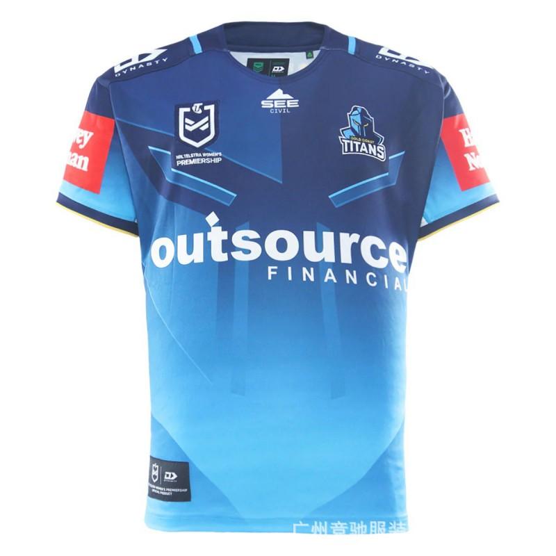 GC Titans 2026 NRL Rugby Training Jersey Mens Indigenous Edition Short Sleeve Performance Top