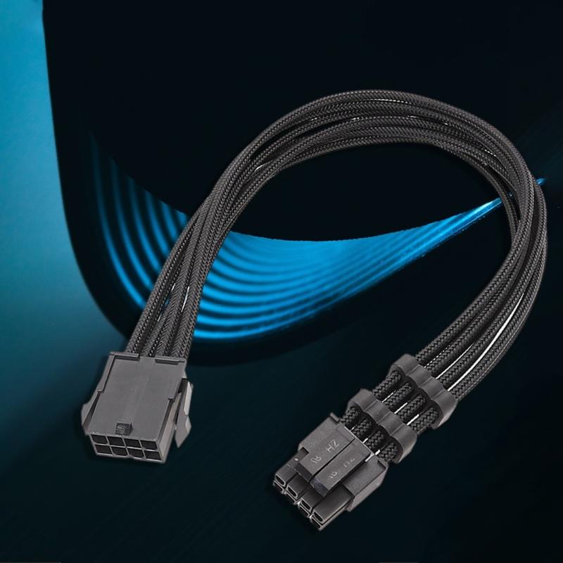 CPU 8Pin Mamă la 8 Pin (4+4) Cablu Prelungitor Adaptor Alimentare Placă de Bază Masculin CPU 8 Pini Cablu Alimentare Linie Împletită