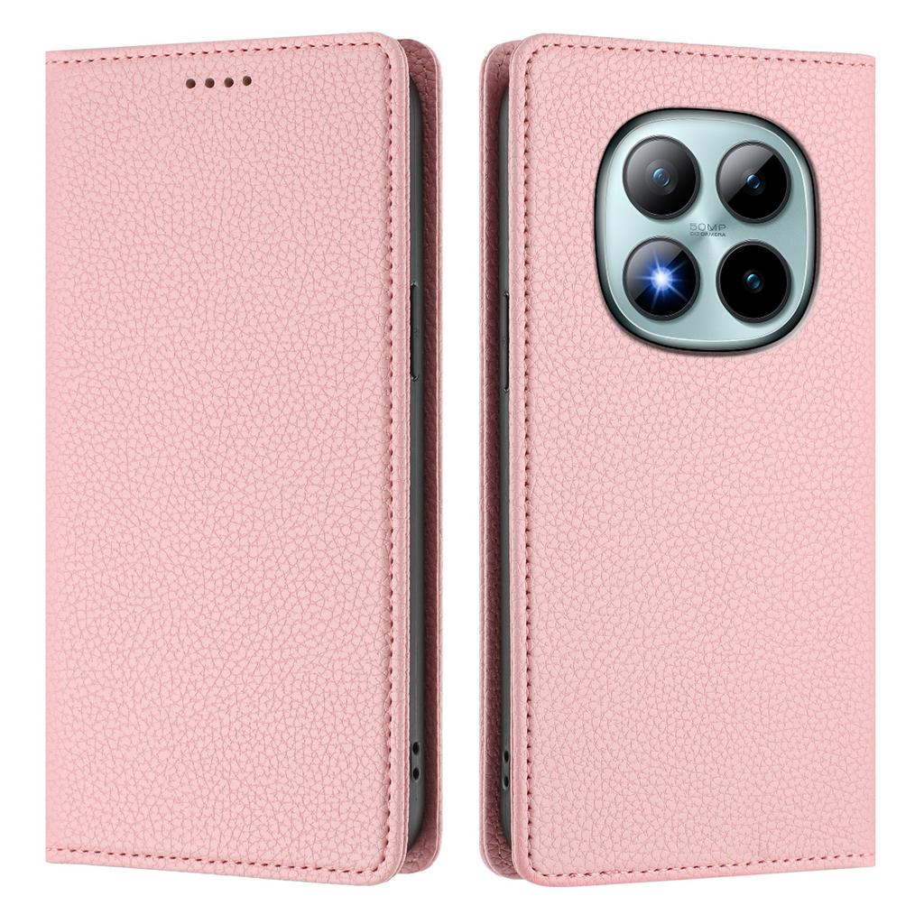 For Xiaomi Redmi Note 15 Pro+ 5G Wallet Case RFID Blocking Litchi Texture Leather Mobile Cover