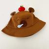 Capybara Embroidery Couple Hat Stylish Streetwear Hat Versatiles Portable Hat Engaging in Leisure Activity