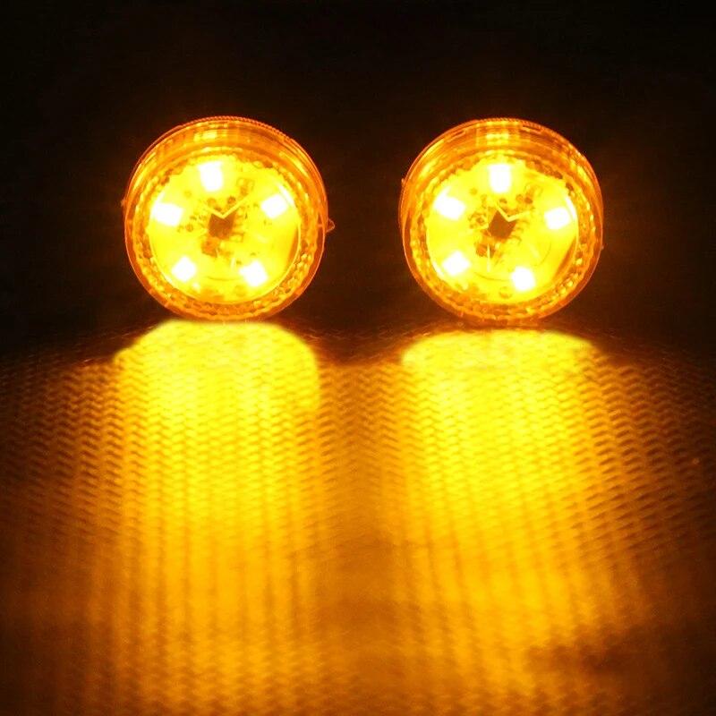 

Попереджувальна лампа відкриття дверей автомобіля Декоративні аксесуари проти зіткнення для BMW E46 E90 E60 E39 F30 F10 E36 F20 X5 E70 G20 G30 F21 2pcs-Yellow