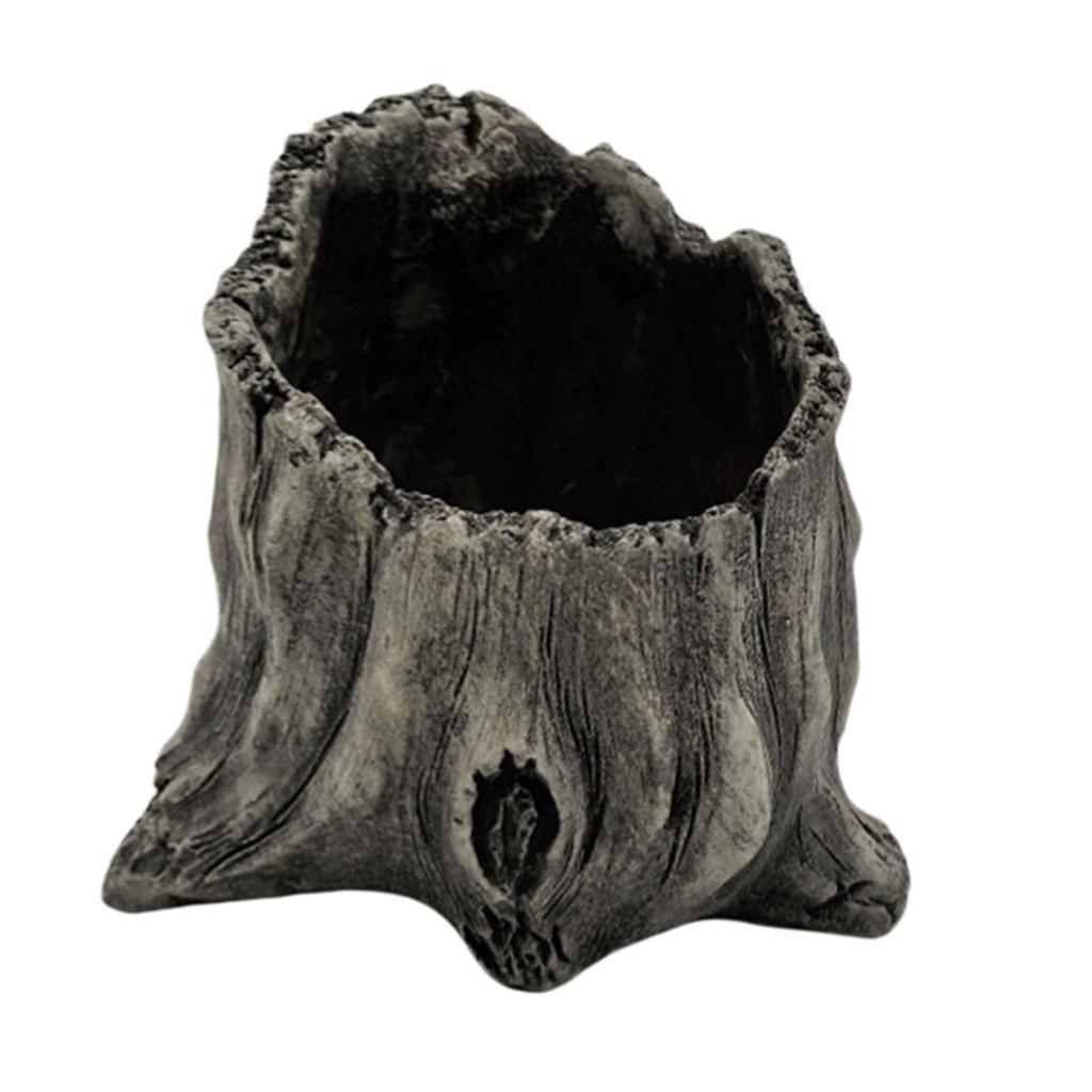 Succulents Planter Driftwood Planter Succulents Pots Small Plant Flower Cactus Pots Tree Stumb Wood Planter Decorations