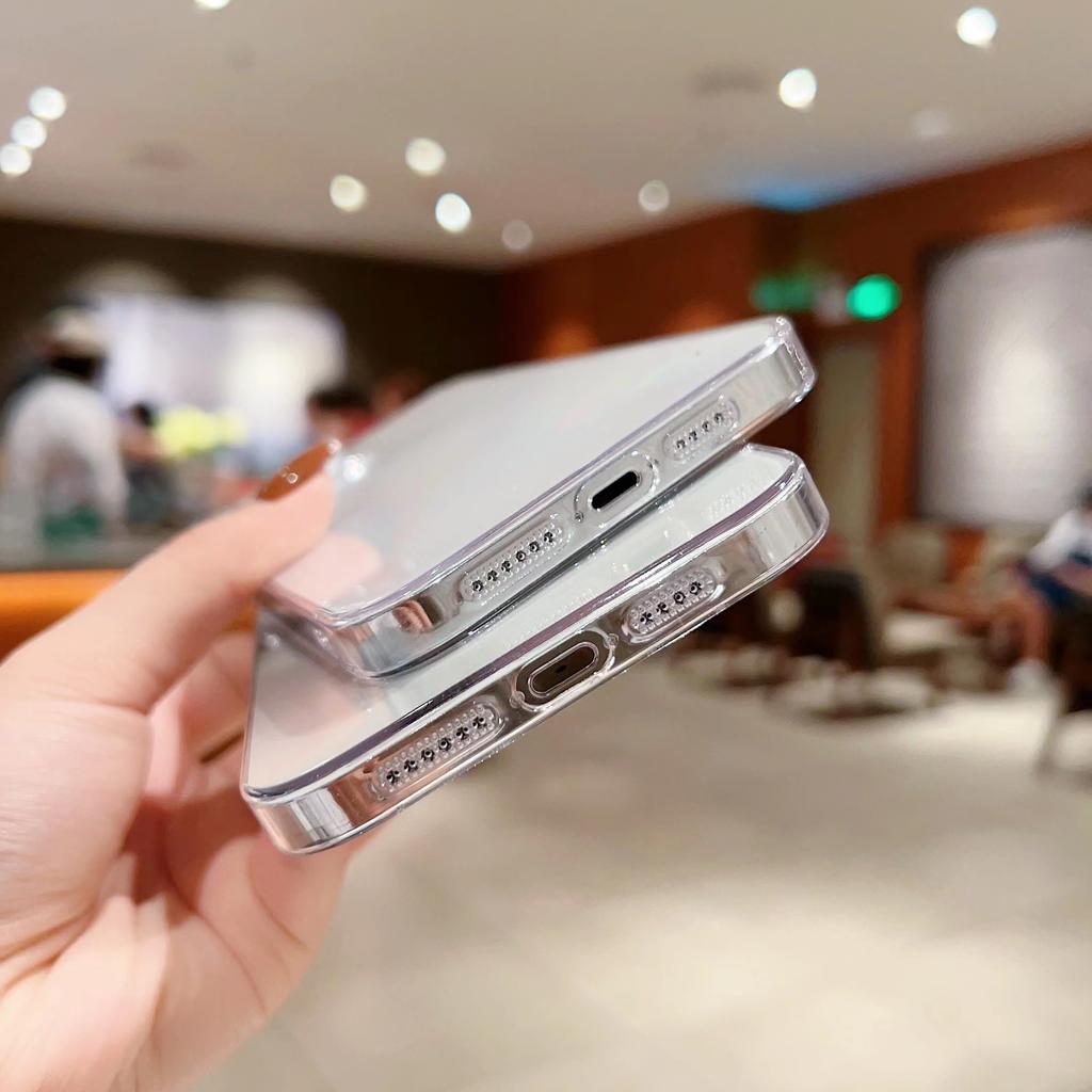 For iPhone 15 Pro Max Case Hard PC Transparent Protective Phone Cover