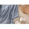 Embroidery Round Neck Summer New Women T-shirt Retro Thin Loose Short Sleeve Blouse Casual Sweet Simple Tops Ladies Office Solid Color Clothing