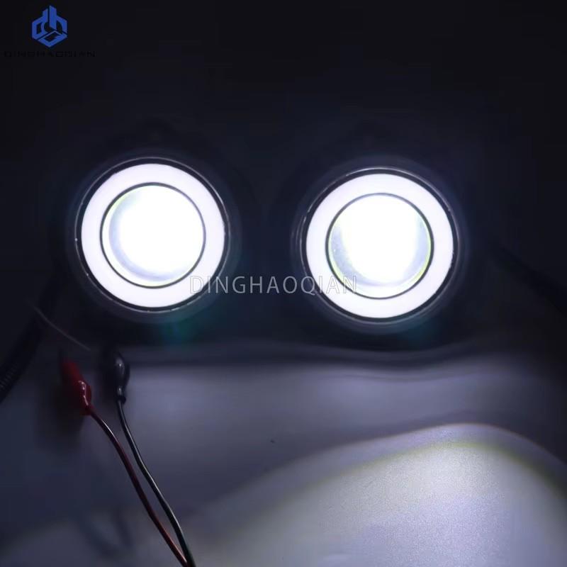2 Pieces Car Fog Light LED Angel Eye DRL Daytime Running Lamp 12V High Bright For Toyota Avanza 2012 2013 2014 2015 2016-2019