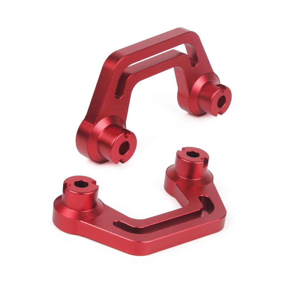 

1 пара монтажных кронштейнов для фар для 2018- Jeep Wrangler JLJLU Gladiator JT Кронштейн для крепления фар на стойку A лобового стекла красный