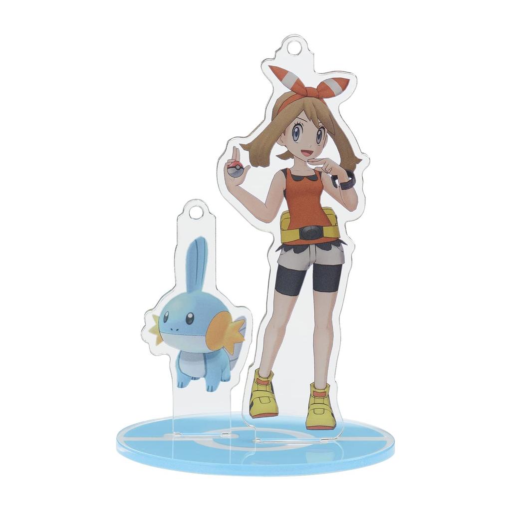 POKEMON Center Original Acrylic Stand Keychain TRAINERS Salon Haruka