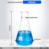 Pomex Shuniu Glass Erlenmeyer Flask: Conical, Straight/Wide/Flared Mouth, 100ml/250ml/500ml/1L Sizes.