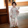 Girls' Embroidered Hanfu Two-Piece Set