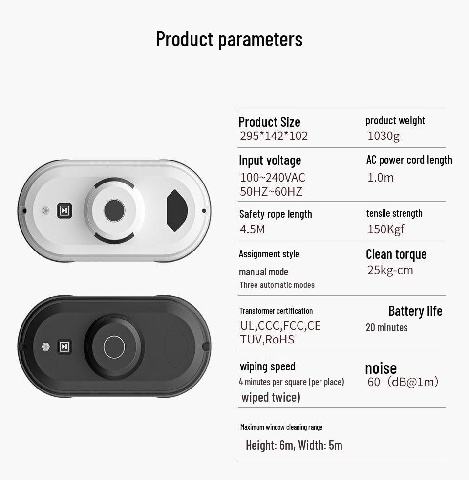 Smart Window Cleaning Robot: Fully Automatic, Remote-Controlled, Ideal for High-Rise Glass Cleaning