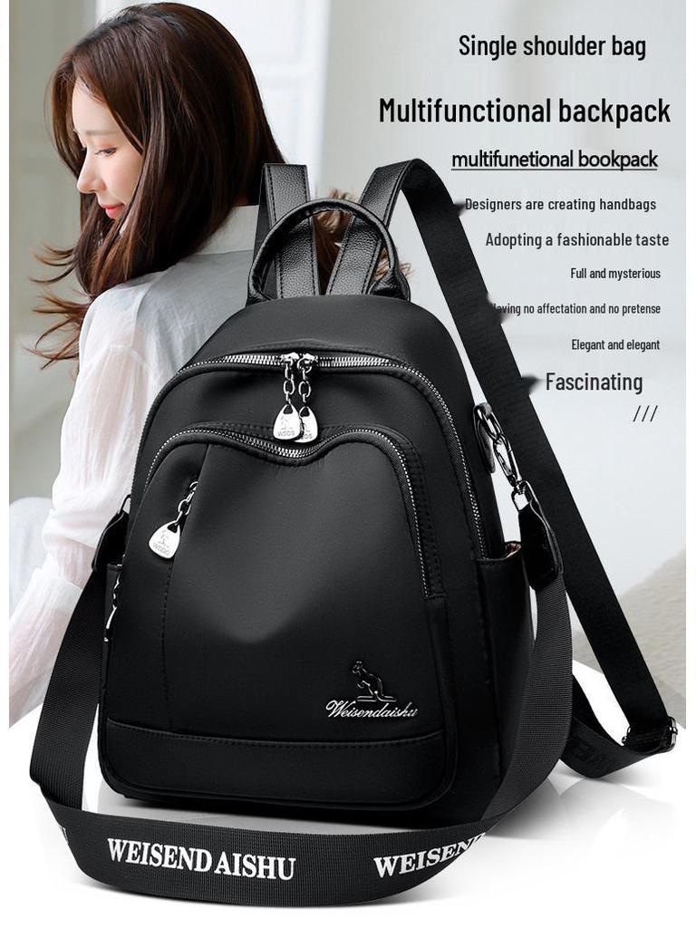 Oxford-Stoff Mode Rucksack: Vielseitige, großvolumige, lässige Reisetasche für Damen