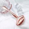 Stainless steel pointed roller spatula massage ball stone face roller massager to improve neck facial beauty skin care tool