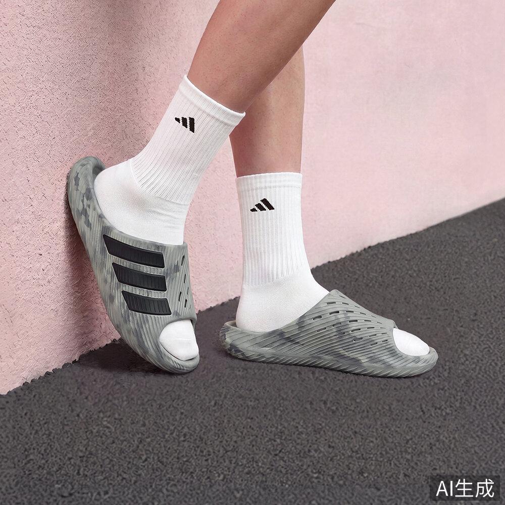 Adidas Purechill Slide Slippers Unisex Gray II/Core Black/Gray I 38