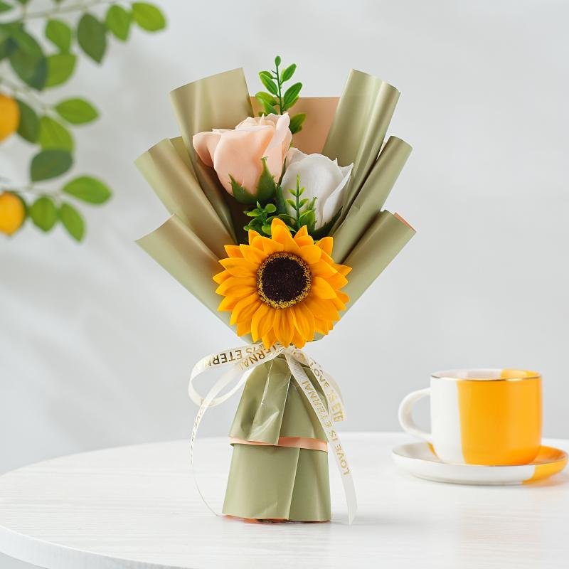 Scented Soap Rose Bouquet: Perfect Gift for Mother's Day, Valentine's, Birthdays - Ideal for Girlfriends, Moms, Besties, Teachers.