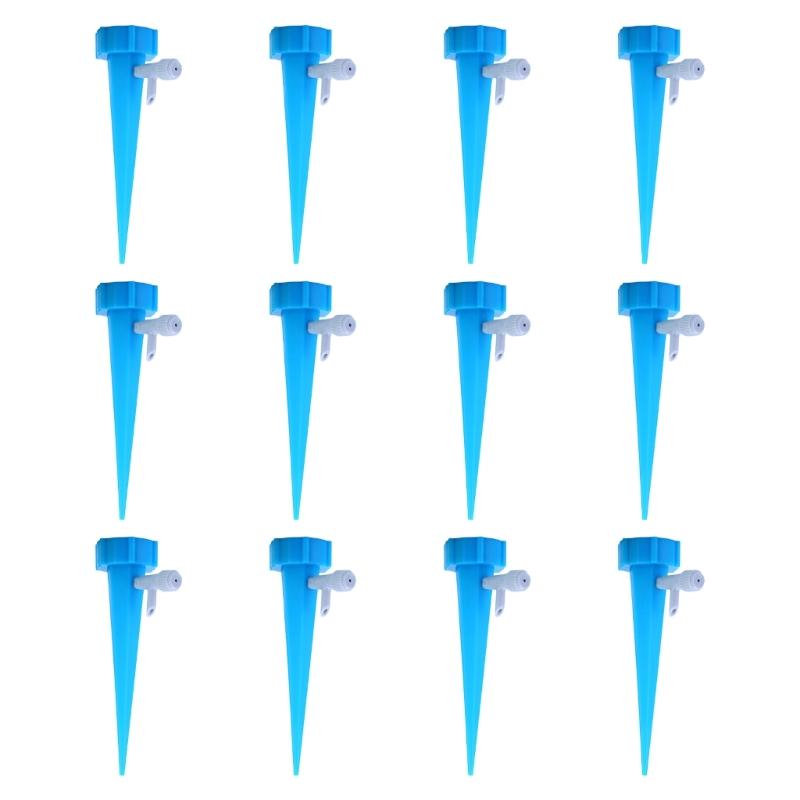 

12 шт. Регулируемое устройство для автоматического капельного полива для эффективного полива растений в саду и теплице синий