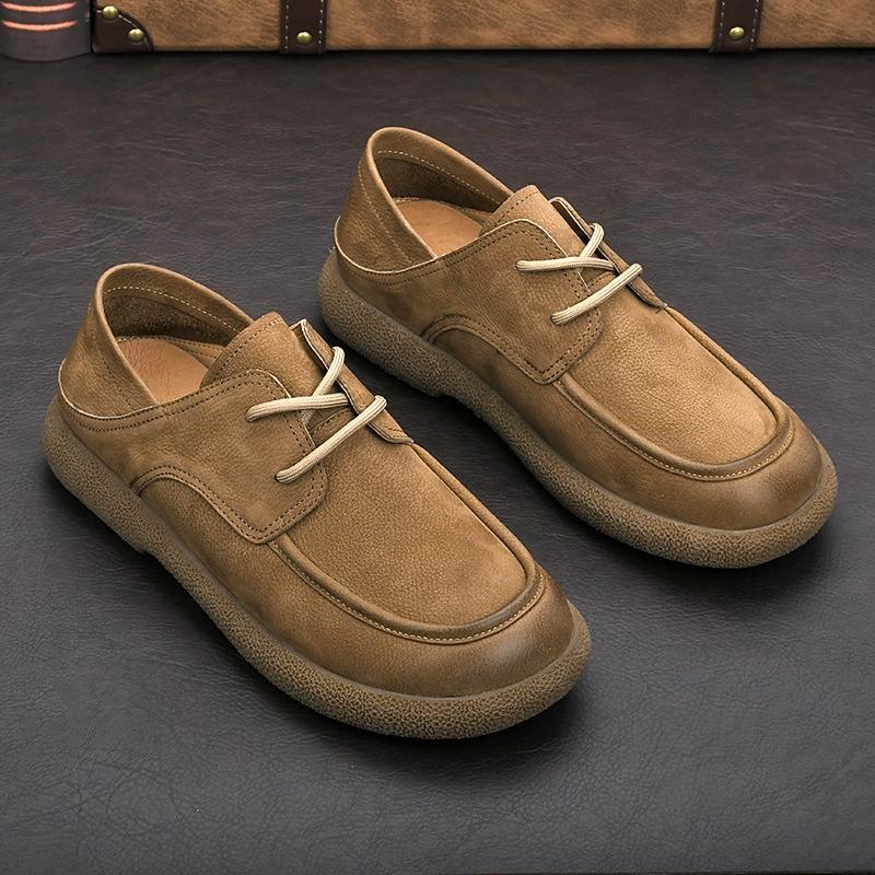 Fashion Durable Men's Lace Up Genuine Leather Casual Shoes Male Comfortable Sneakers Tenis Masculino Zapatos Hombre