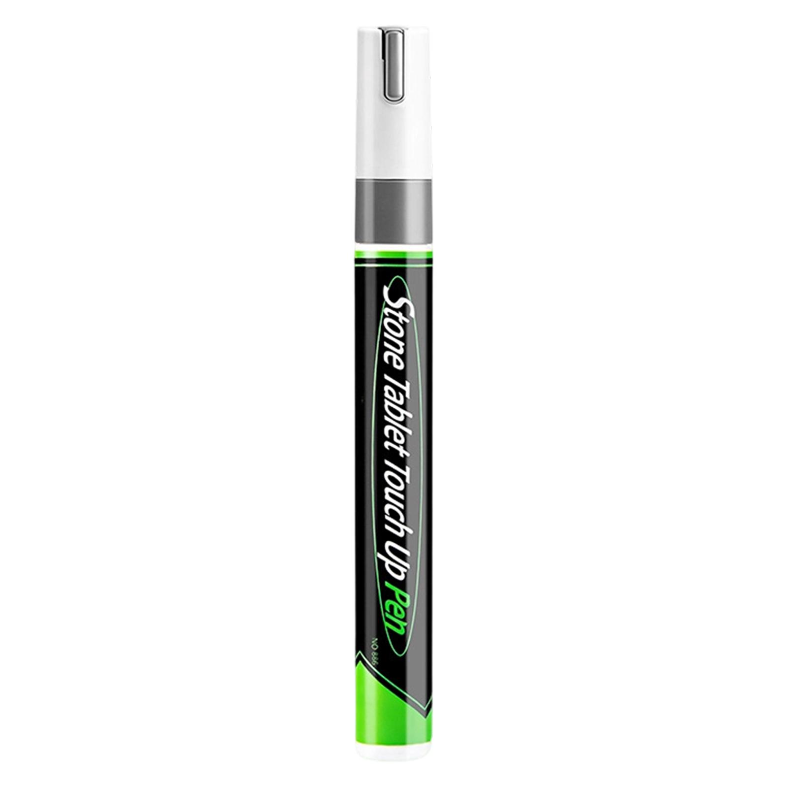 

Stone Tablet Touch Up Pen for Engraving and Inscription Work 2ml Durable Metal Paint Marker for Precision Application on Memorial Surfaces One Size срібний
