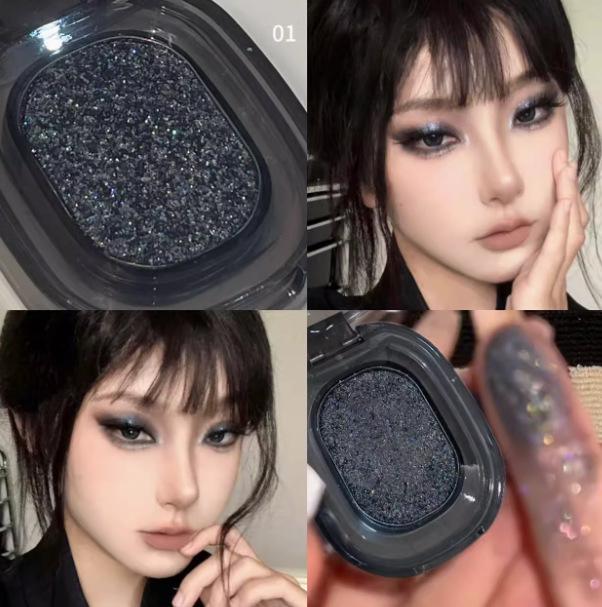 FAICCIA Xi Shi Pearlescent Diamond Glitter Fine Sparkle Sequins Monochrome Color-Changing Dragon Makeup.