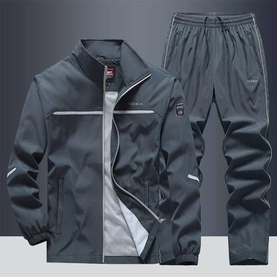 Tuta sportiva Set da uomo Felpe con cappuccio + pantaloni della tuta Tuta antivento Palestra Jogging Abbigliamento sportivo Abbigliamento