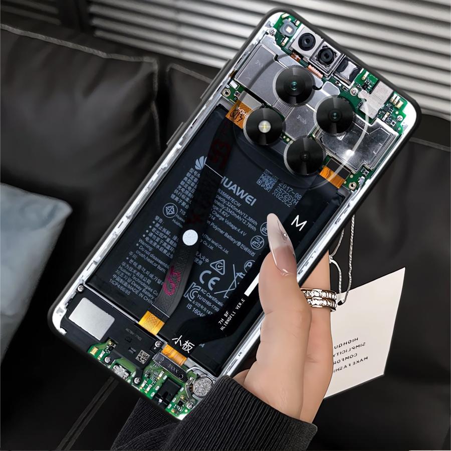 Motherboard Circuit Board Case for Xiaomi Poco F3 F4 F5 C65 M3 M4 Pro C50 C51 M5 X3 X4 X5 Soft Back Phone Cover