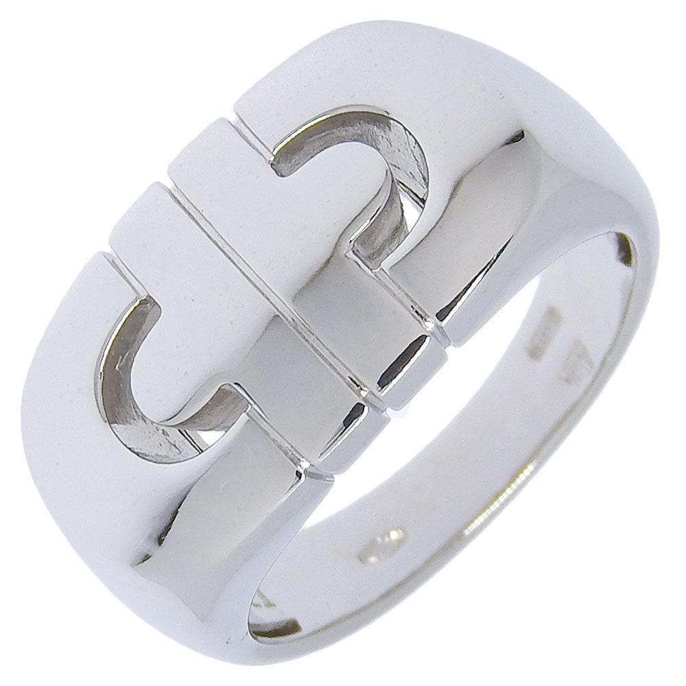 

BVLGARI Parentesi Ring K18 white gold #5.8(US Size) 7.7g Women Used