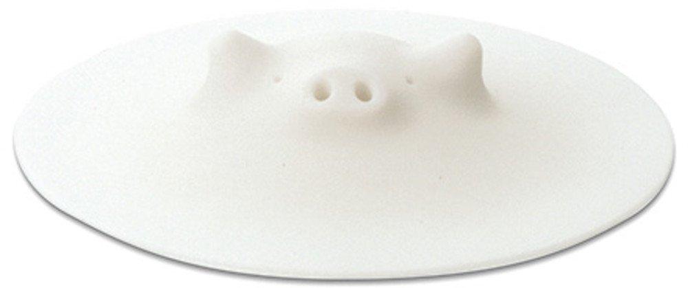 Marna Piglet Drop Lid K091 (Silicone/White) (Heating/Microwave/Dishwasher Safe) белый