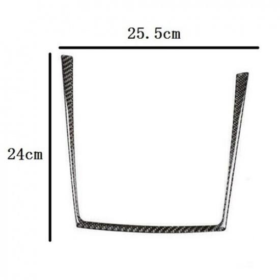 Carbon Fiber Water Cup Holder Frame Cover Trim Fits BMW X5 E70 X6 E71 2009-2013