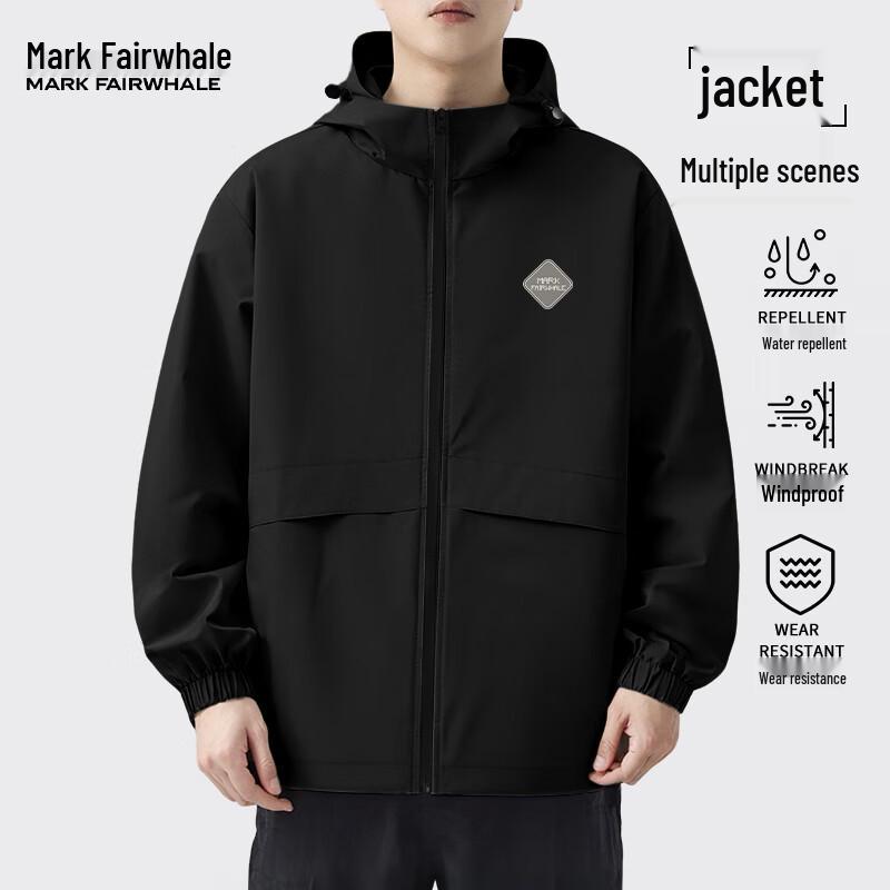 

Mark Fairwhale Men s 3-Layer Composite Hooded Jacket 2XL