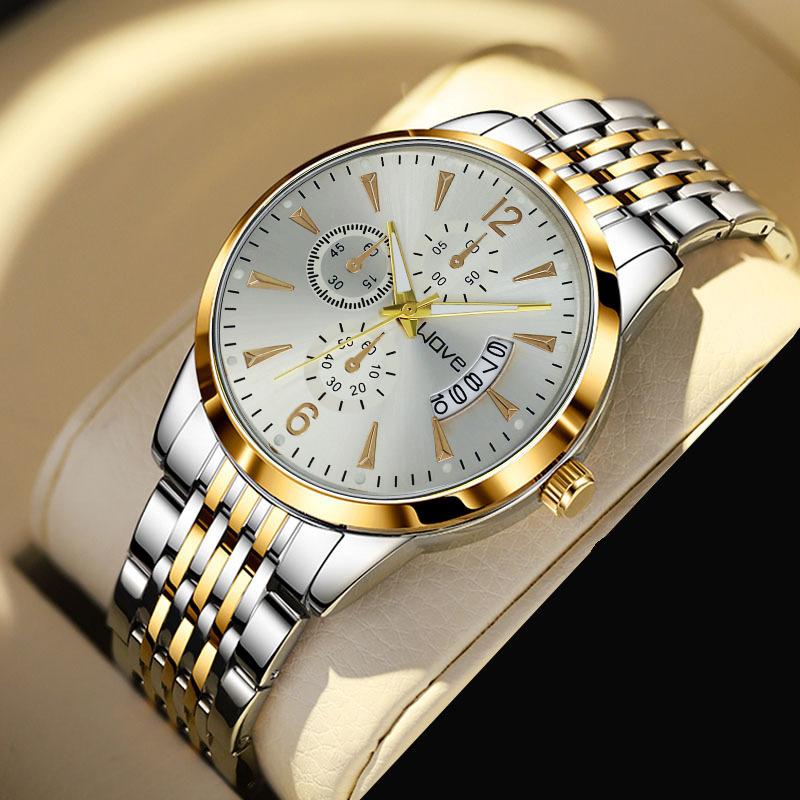 Langjue Men'S Watch, Non-Mechanical Watch, Student Business Trend Calendar Multifunctional Men'S Quartz Watch